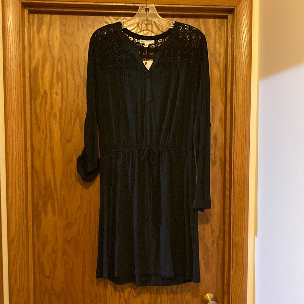 DR2 black long sleeves dress. Size M. By Daniel Tainb
